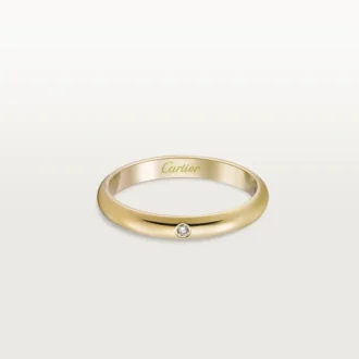 1895 gifteringsbånd – gult gull, diamant – Cartier