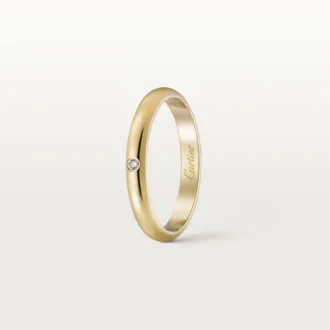 1895 gifteringsbånd – gult gull, diamant – Cartier