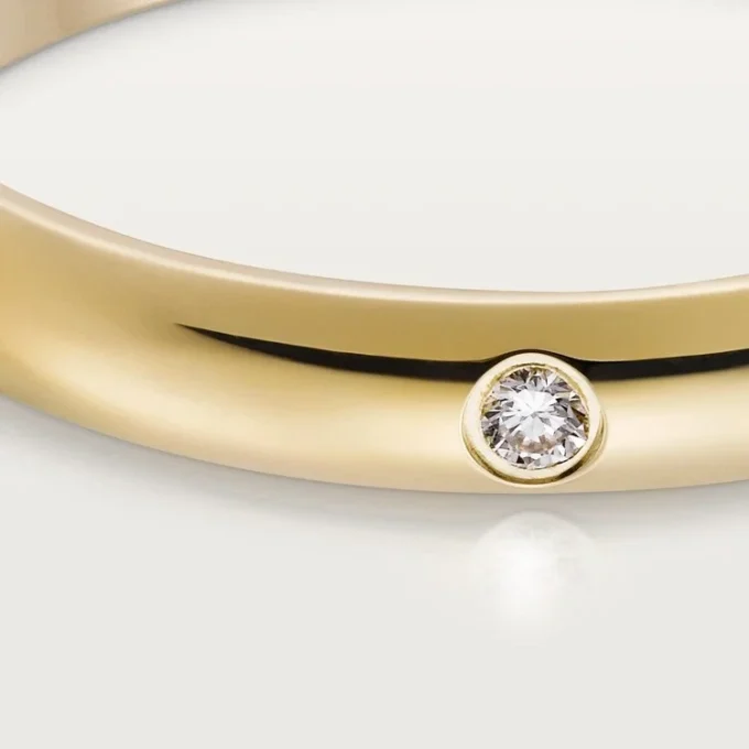 1895 gifteringsbånd – gult gull, diamant – Cartier 1895 gifteringsbånd – gult gull, diamant – Cartier