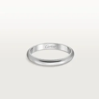1895 gifteringsbånd – platina – Cartier