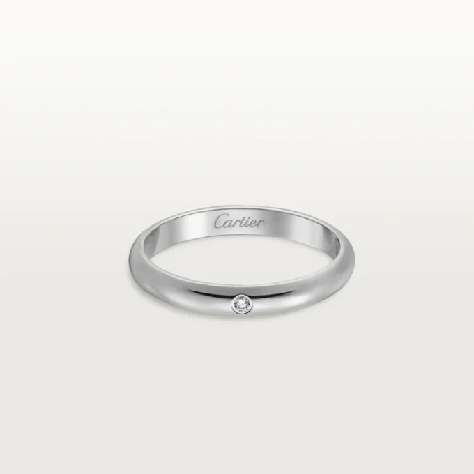 1895 gifteringsbånd – platina, diamant – Cartier 1895 gifteringsbånd – platina, diamant – Cartier