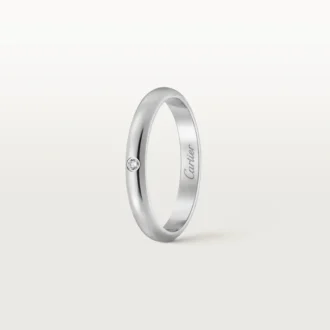 1895 gifteringsbånd – platina, diamant – Cartier