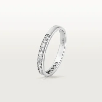 1895 gifteringsring – platina, diamanter – Cartier