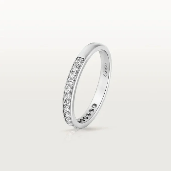 1895 gifteringsring – platina, diamanter – Cartier