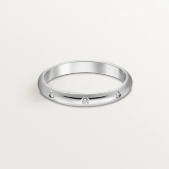 1895 gifteringsring – platina, diamanter – Cartier