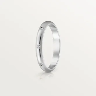 1895 gifteringsring – platina, diamanter – Cartier