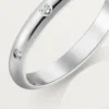 1895 gifteringsring – platina, diamanter – Cartier