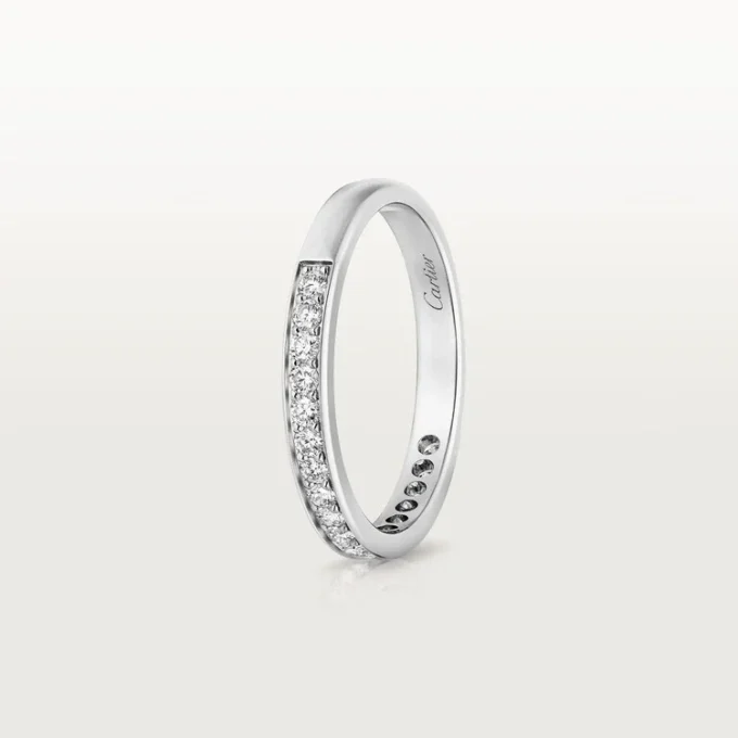 1895 gifteringsring – platina, diamanter – Cartier