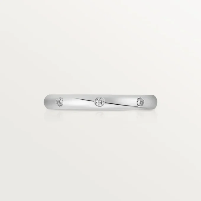 1895 gifteringsring – platina, diamanter – Cartier