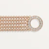 Agrafe-armbånd, liten modell, halvbelagt