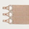 Agrafe-armbånd, medium modell, halvpavé
