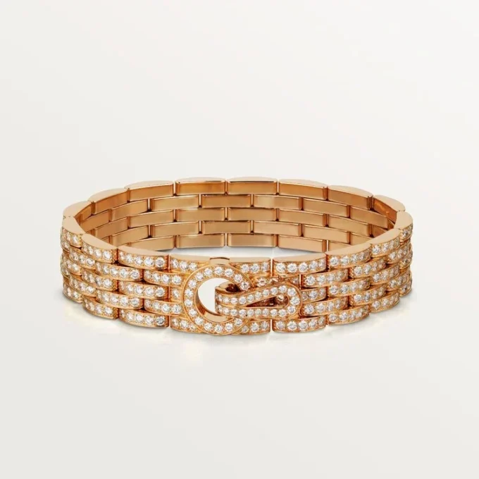 Agrafe-armbånd, pavé