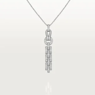 Agrafe-halskjede – hvitt gull, diamanter – Cartier Agrafe-halskjede – hvitt gull, diamanter – Cartier