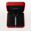 Agrafe-halskjede – hvitt gull, diamanter – Cartier