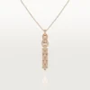 Agrafe-halskjede – rosa gull, diamanter – Cartier