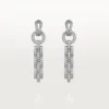 Agrafe-øreringer – hvitt gull, diamanter – Cartier