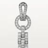 Agrafe-øreringer – hvitt gull, diamanter – Cartier
