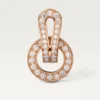 Agrafe-øreringer – rosa gull, diamanter – Cartier