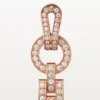 Agrafe-øreringer – rosa gull, diamanter – Cartier