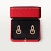 Agrafe-øreringer – rosa gull, diamanter – Cartier