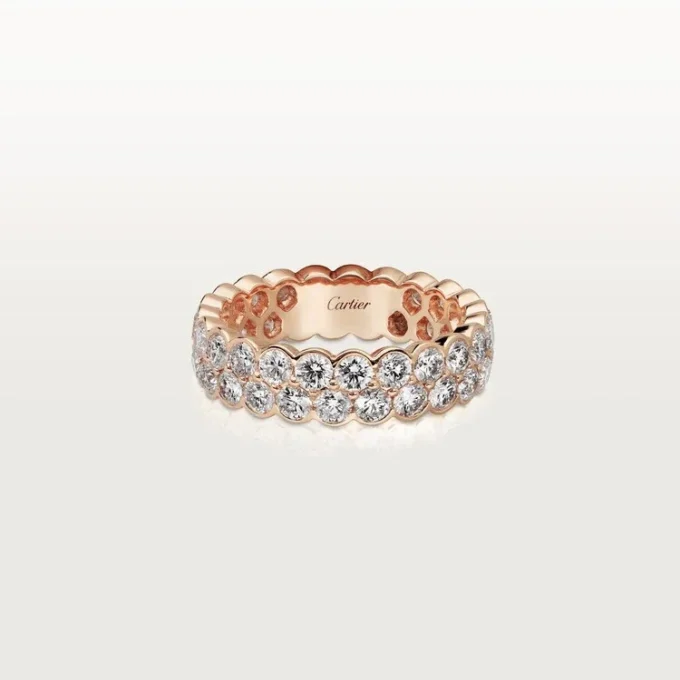 Broderie De Cartier giftering – rosa gull, diamanter – Cartier