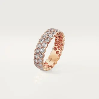 Broderie De Cartier giftering – rosa gull, diamanter – Cartier