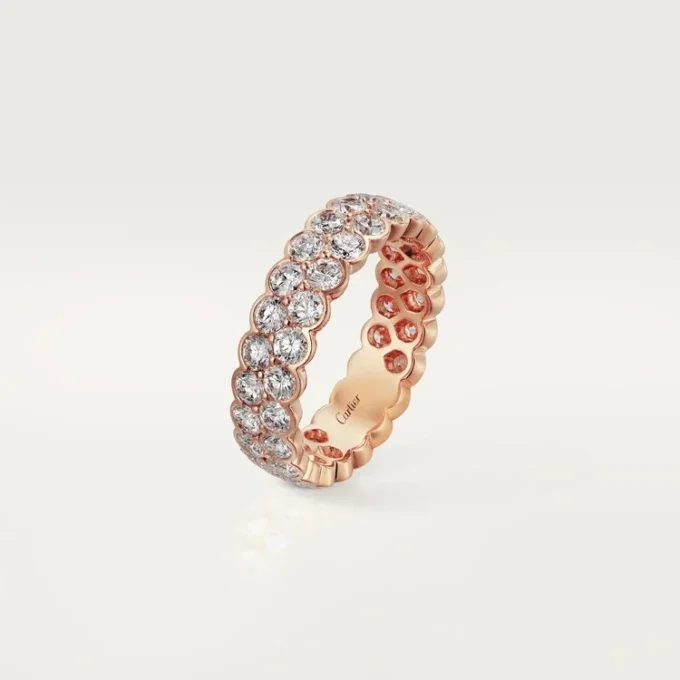 Broderie De Cartier giftering – rosa gull, diamanter – Cartier