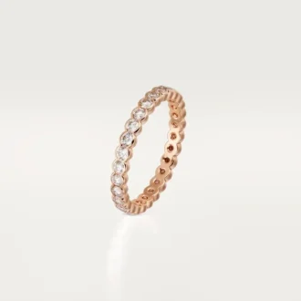 Broderie De Cartier giftering – rosa gull, diamanter – Cartier