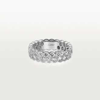 Broderie De Cartier gifteringsbånd – hvitt gull, diamanter – Cartier