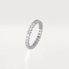 Broderie De Cartier gifteringsbånd – hvitt gull, diamanter – Cartier