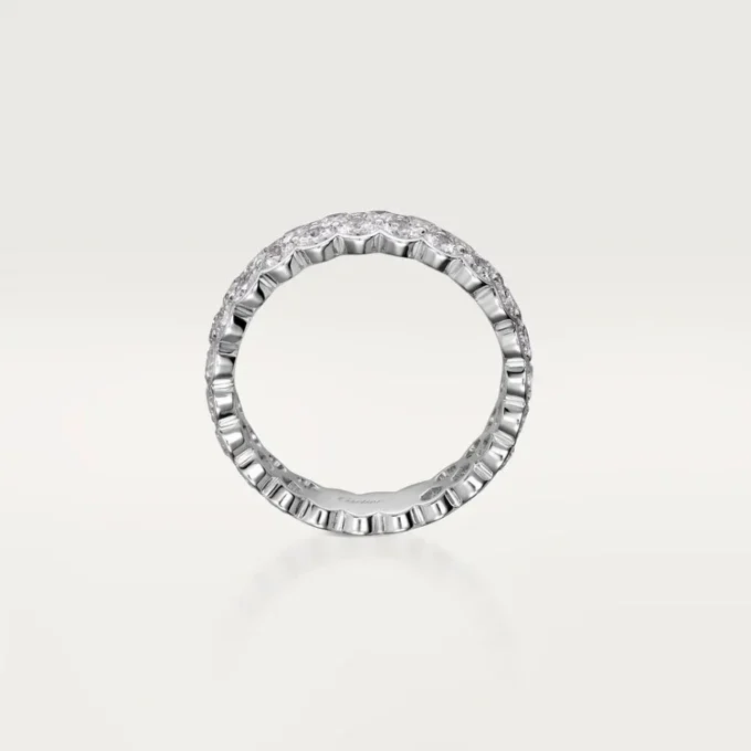 Broderie De Cartier gifteringsbånd – hvitt gull, diamanter – Cartier