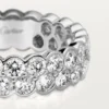 Broderie De Cartier gifteringsbånd – hvitt gull, diamanter – Cartier