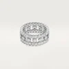 Broderie De Cartier-ring, trippel rad, diamanter