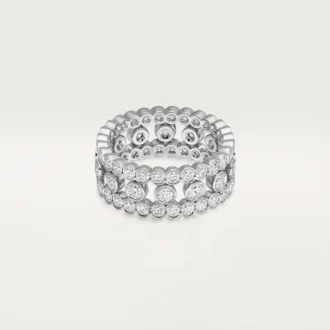 Broderie De Cartier-ring, trippel rad, diamanter
