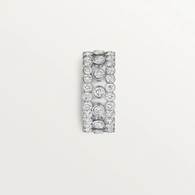 Broderie De Cartier-ring, trippel rad, diamanter