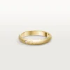 C De Cartier giftering, 3 mm bredde, 1 diamant C De Cartier giftering, 3 mm bredde, 1 diamant