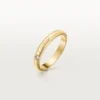 C De Cartier giftering, 3 mm bredde, 1 diamant C De Cartier giftering, 3 mm bredde, 1 diamant