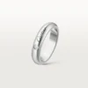 C De Cartier giftering, 4 mm bredde, 1 diamant C De Cartier giftering, 4 mm bredde, 1 diamant