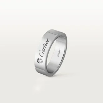 C De Cartier giftering – platina, diamant – Cartier