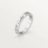 C De Cartier giftering – platina, diamant – Cartier