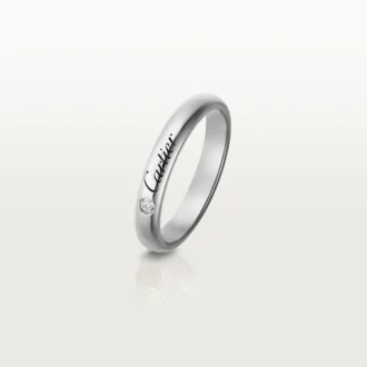 C De Cartier giftering – platina, diamant – Cartier