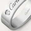C De Cartier giftering – platina, diamant – Cartier