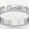 C De Cartier giftering – platina, diamanter – Cartier