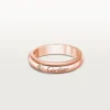 C De Cartier gifterings, 4 mm bredde, 1 diamant C De Cartier gifterings, 4 mm bredde, 1 diamant