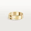 C De Cartier gifterings, 5 mm bredde, 1 diamant C De Cartier gifterings, 5 mm bredde, 1 diamant