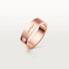 C De Cartier gifterings, 5 mm bredde, 1 diamant C De Cartier gifterings, 5 mm bredde, 1 diamant