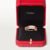 C De Cartier gifterings, 5 mm bredde, 1 diamant C De Cartier gifterings, 5 mm bredde, 1 diamant