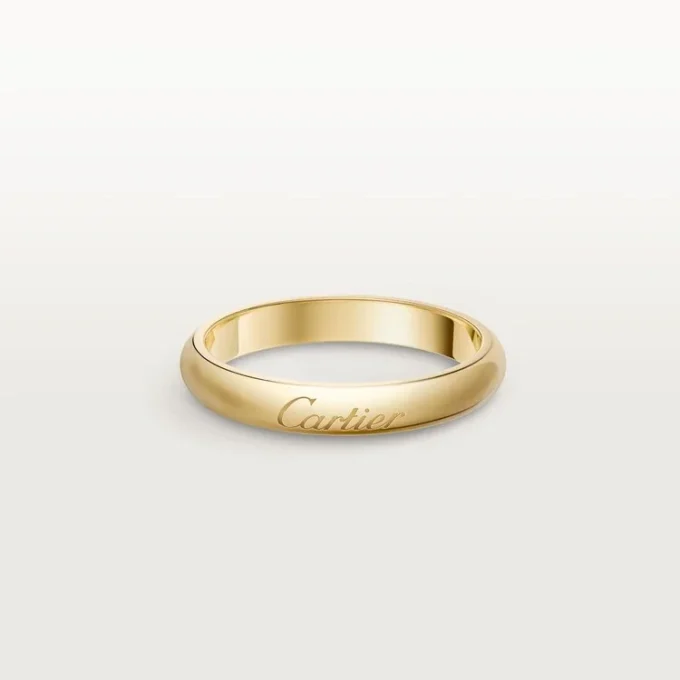 C De Cartier gifteringsbånd, 3 mm bredde C De Cartier gifteringsbånd, 3 mm bredde