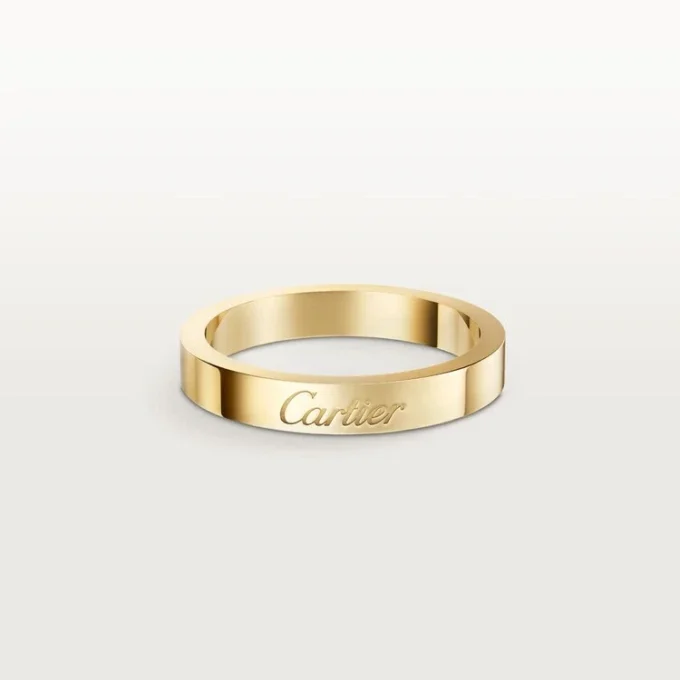 C De Cartier gifteringsbånd, 3 mm bredde C De Cartier gifteringsbånd, 3 mm bredde