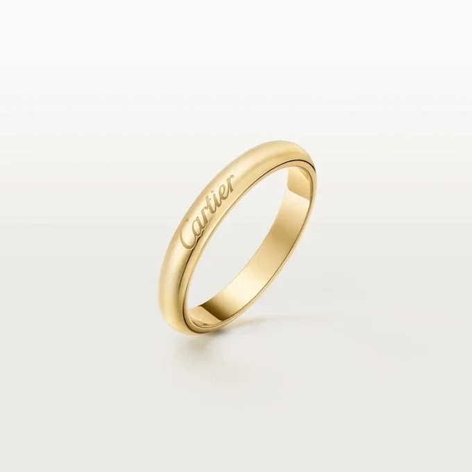 C De Cartier gifteringsbånd, 3 mm bredde C De Cartier gifteringsbånd, 3 mm bredde